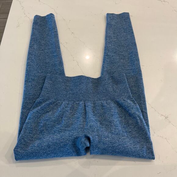 NVGTN Blue Scrunch Seamless Leggings Size Small - Picture 5 of 10